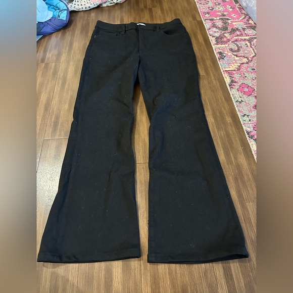 Good American GOOD CLASSIC BOOTCUT JEANS black wash size 14/32 - Picture 6 of 10